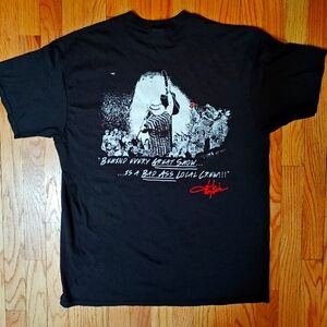 Tony Keith official crew t-shirt from 2014 "Shut Up and Hold On"  concert tour.